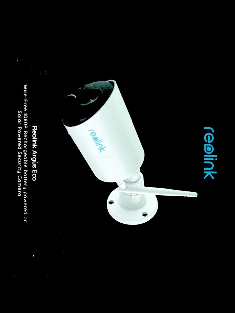 2x Reolink Argus Eco Wireless Security Cameras + Reolink Solar Panel 2 -  1080P